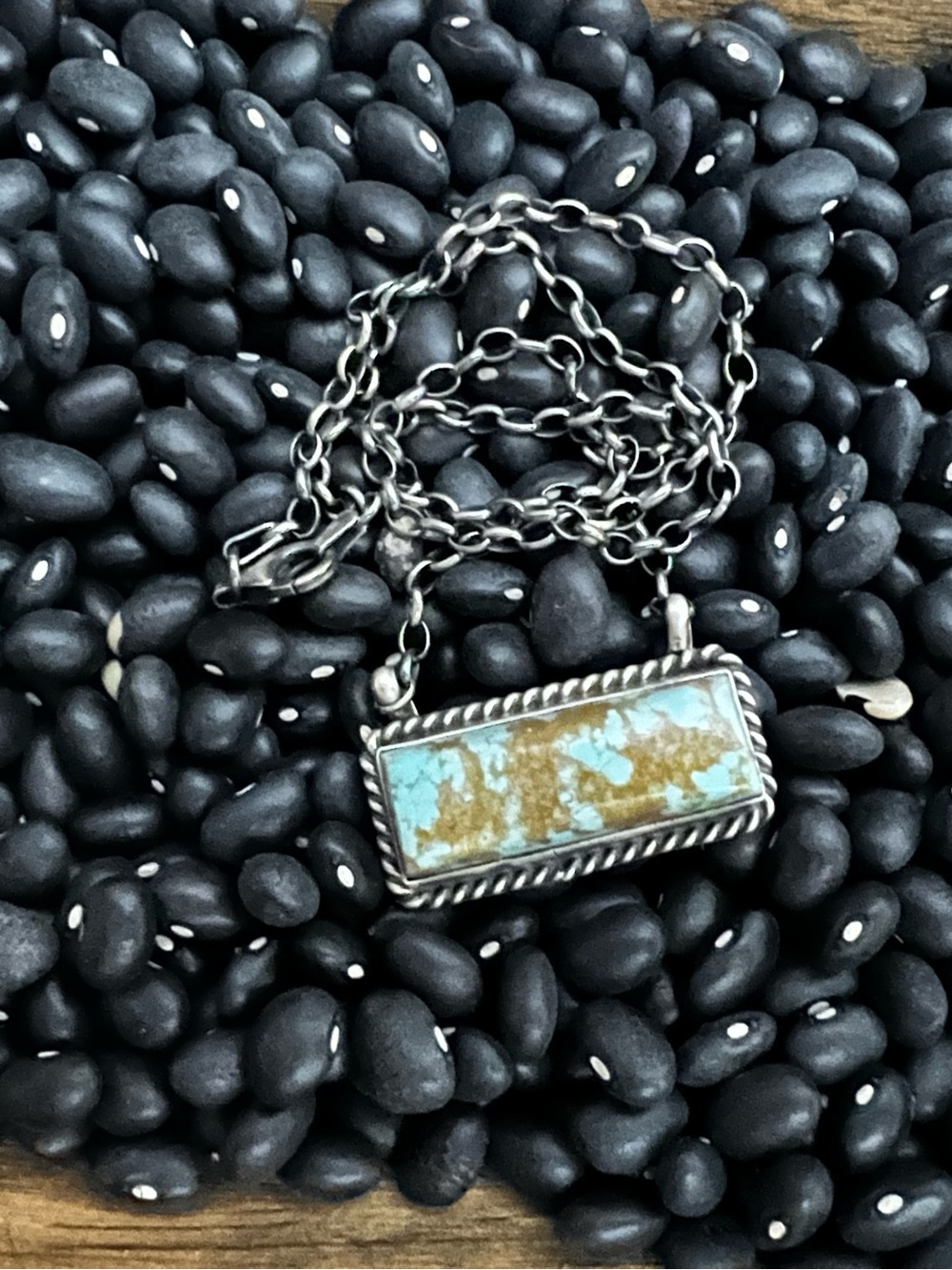 Mine 8 Sterling Silver Bar Necklace